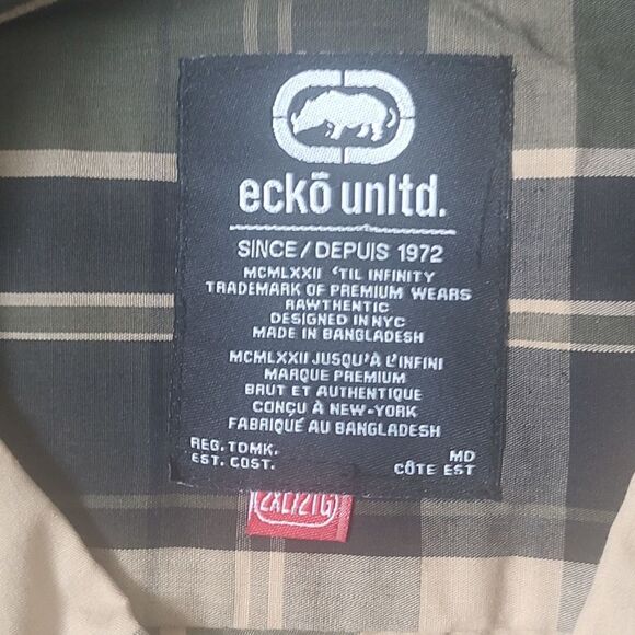 New With Tags Men's Size 2XL Long‎ Sleeve Woven Collared Button Down Shirt - Picture 15 of 17